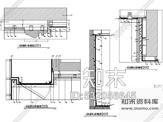 施工图涉外三星级酒店电梯厅施工图cad施工图下载【ID:532056645】