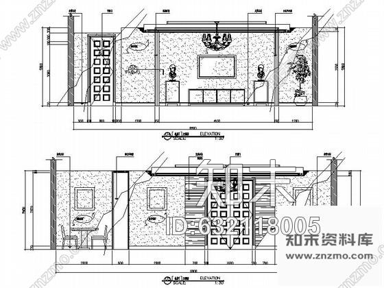 施工图江西私人精致会所室内施工图cad施工图下载【ID:632118005】