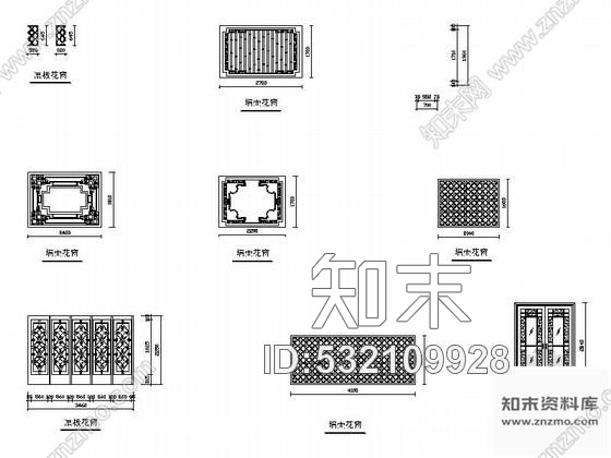 施工图197㎡艺术展厅室内装修图施工图下载【ID:532109928】