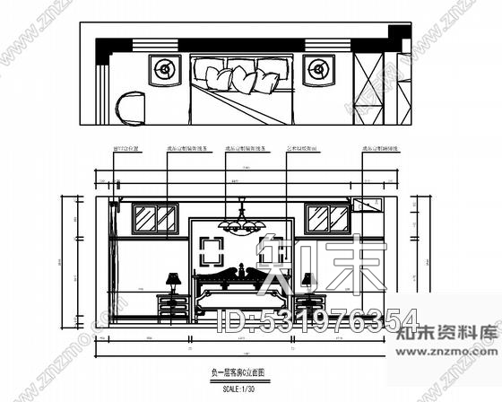 施工图江宁法式贵族风情两层别墅室内CAD施工图含实景图及彩色平面cad施工图下载【ID:531976354】