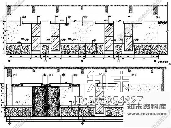 施工图主题酒店宴会厅过厅施工图cad施工图下载【ID:532054627】