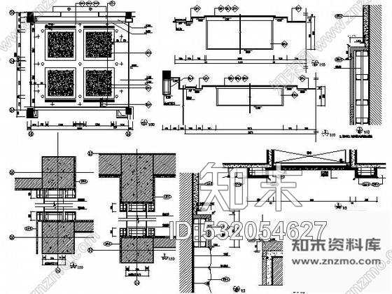 施工图主题酒店宴会厅过厅施工图cad施工图下载【ID:532054627】