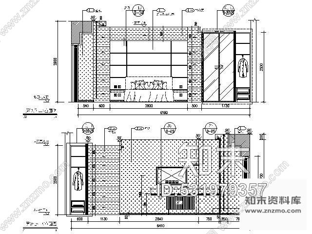 施工图西安豪华国际社区别墅样板间施工图含实景cad施工图下载【ID:531979357】