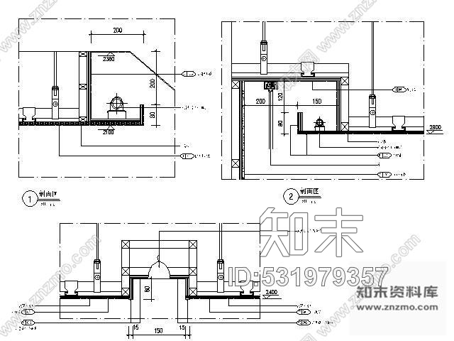 施工图西安豪华国际社区别墅样板间施工图含实景cad施工图下载【ID:531979357】