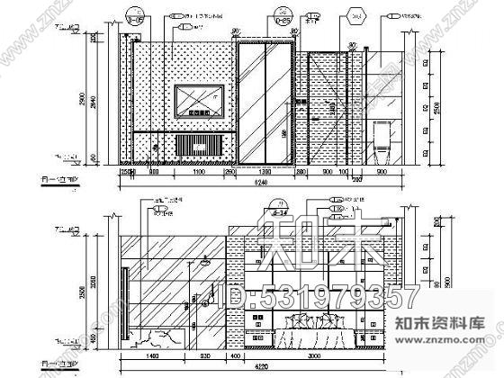 施工图西安豪华国际社区别墅样板间施工图含实景cad施工图下载【ID:531979357】