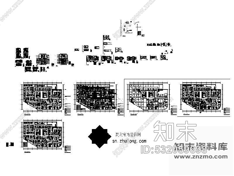 施工图武汉某大五星酒店装修图cad施工图下载【ID:532059698】