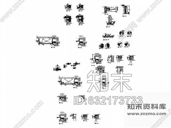 图块/节点窗帘盒CAD大样图下载cad施工图下载【ID:832173733】