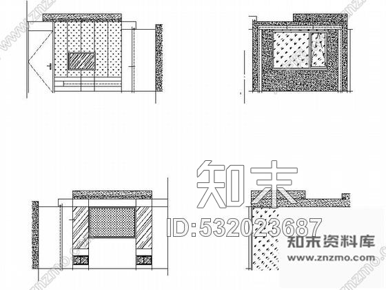 施工图精品著名酒店现代风格董事长套房室内装修施工图含效果cad施工图下载【ID:532023687】