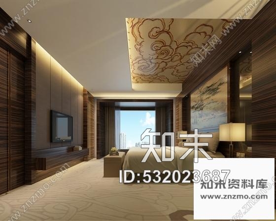 施工图精品著名酒店现代风格董事长套房室内装修施工图含效果cad施工图下载【ID:532023687】