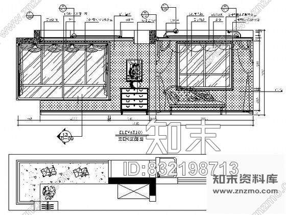 图块/节点精装欧式客厅主立面图施工图下载【ID:832198713】