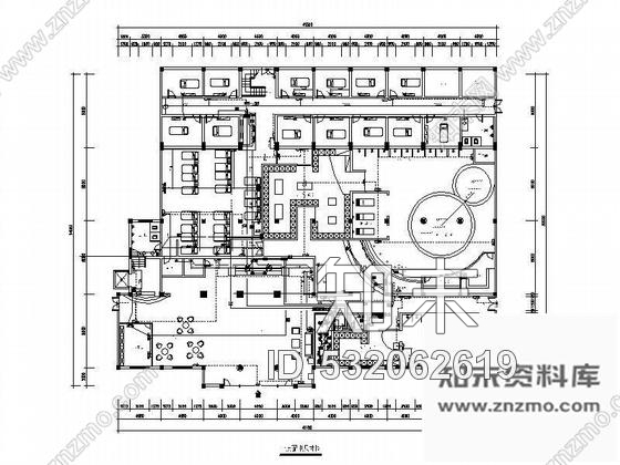 施工图五层宾馆装饰平面图cad施工图下载【ID:532062619】