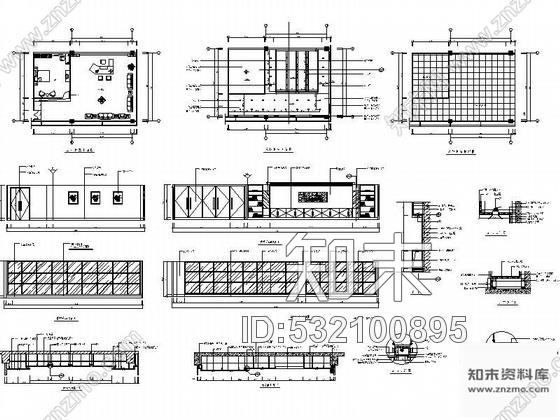 施工图吉林客运站综合办公楼装修图cad施工图下载【ID:532100895】