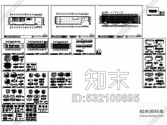 施工图吉林客运站综合办公楼装修图cad施工图下载【ID:532100895】