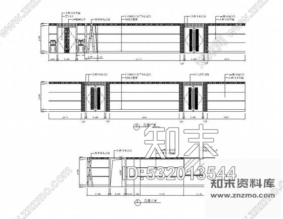 施工图某大型餐厅包间装修图Ⅱcad施工图下载【ID:532013544】