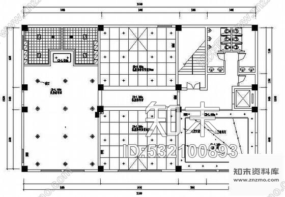 施工图某办公室装修图cad施工图下载【ID:532100893】