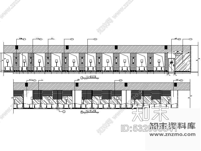 施工图湖南某咖啡西餐厅室内装修全套施工图纸施工图下载【ID:532003541】