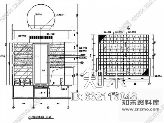 施工图广东某海洋温泉度假中心室内装修施工图cad施工图下载【ID:632116048】