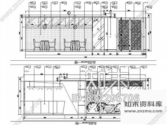 图块/节点风味餐厅立面图cad施工图下载【ID:832205706】