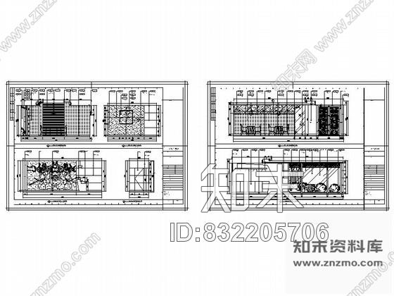 图块/节点风味餐厅立面图cad施工图下载【ID:832205706】