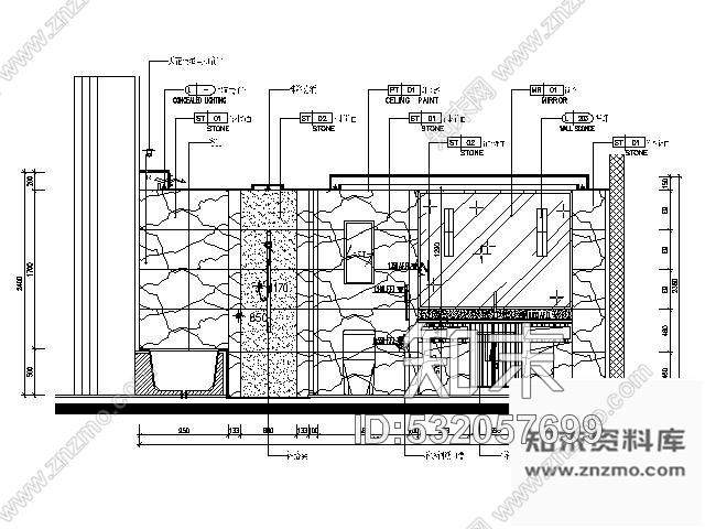 施工图北京某商务酒店大床标间施工图施工图下载【ID:532057699】