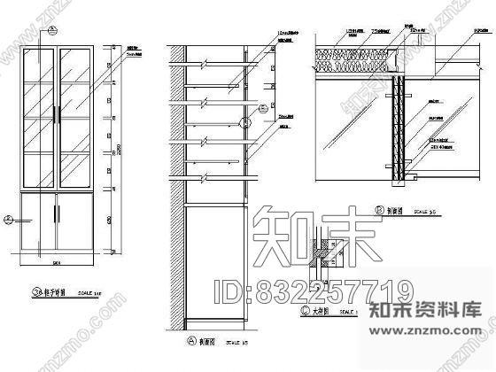 图块/节点总经理室装修图cad施工图下载【ID:832257719】