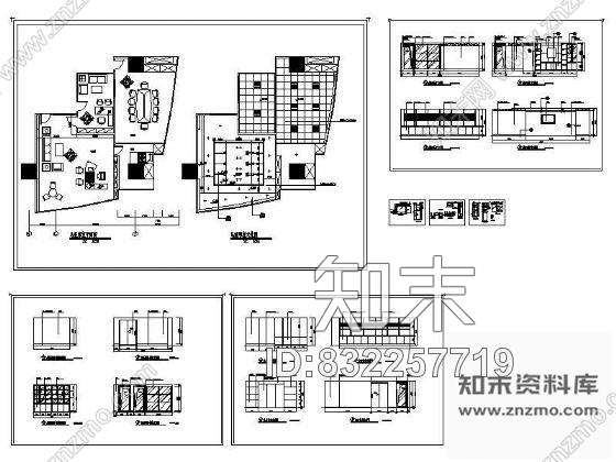 图块/节点总经理室装修图cad施工图下载【ID:832257719】