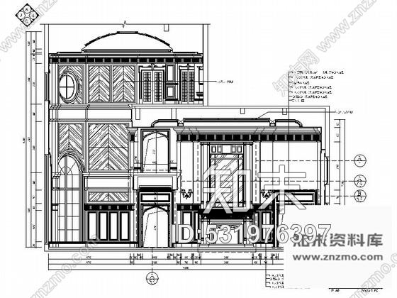 施工图重庆知名地产三层私人豪宅欧式风格设计施工图含效果图cad施工图下载【ID:531976397】