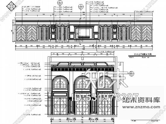 施工图重庆知名地产三层私人豪宅欧式风格设计施工图含效果图cad施工图下载【ID:531976397】