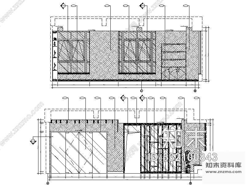 施工图商务港SOFT户型装饰工程图cad施工图下载【ID:532100843】