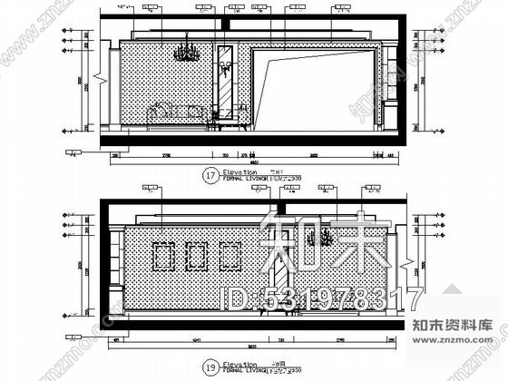 施工图江苏豪华欧式风格联排两层别墅CAD装修施工图cad施工图下载【ID:531978317】