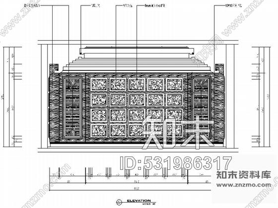 施工图黑龙江某三层独栋别墅室内装修施工图cad施工图下载【ID:531986317】