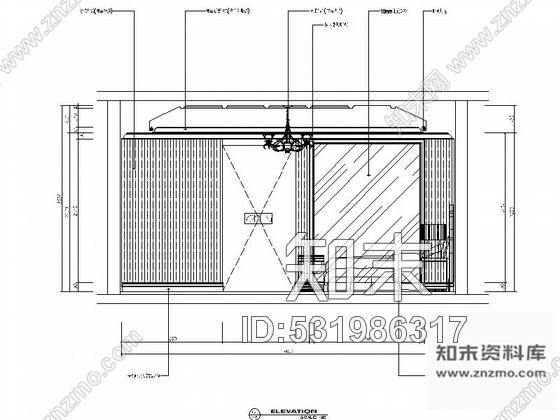 施工图黑龙江某三层独栋别墅室内装修施工图cad施工图下载【ID:531986317】