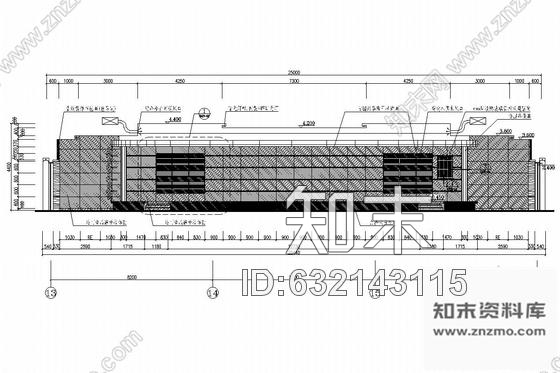 施工图现代化大型多功能厅室内施工图施工图下载【ID:632143115】