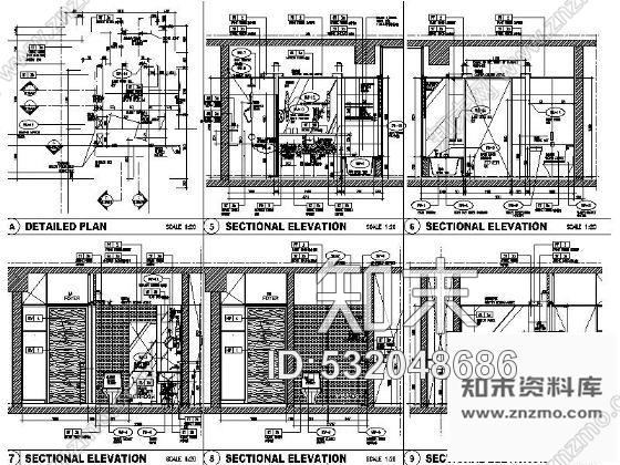 施工图五星级酒店标准客房单人间施工图cad施工图下载【ID:532048686】