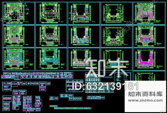 施工图某大型医院装修图cad施工图下载【ID:632139181】