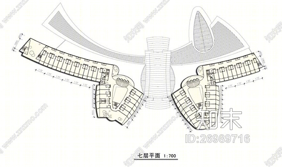 hba-深圳大梅沙喜来登(cad施工图纸)施工图下载【id:26989716】