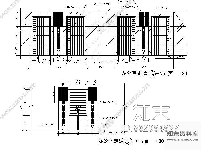 施工图湖南某公交调度中心办公空间施工图cad施工图下载【ID:532084827】