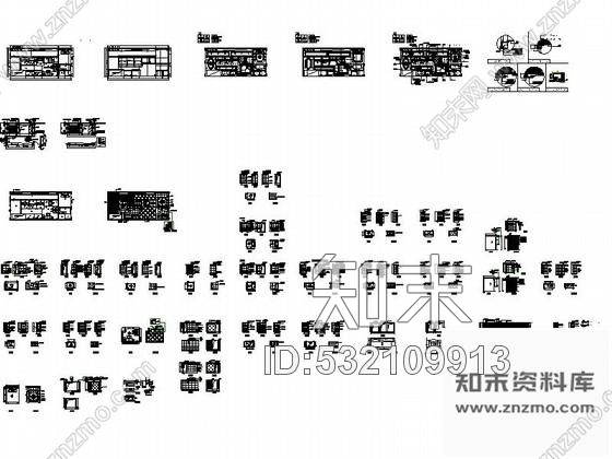 施工图某瓷砖展厅施工图cad施工图下载【ID:532109913】