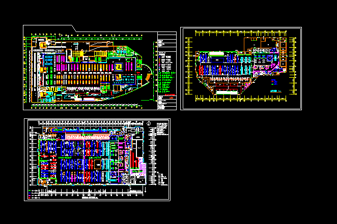 某大型超市平面图施工图施工图下载
