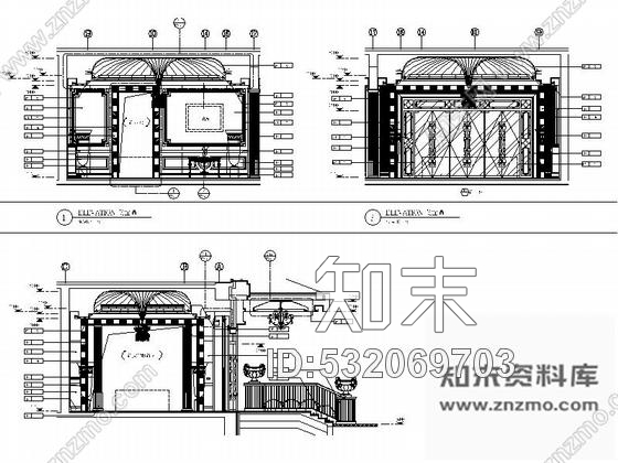 施工图北京售楼处首层大堂及电梯厅CAD施工图(含实景图施工图下载【ID:532069703】