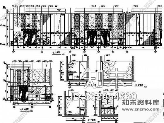 施工图广州五星酒店首层宴会厅施工图cad施工图下载【ID:532054630】