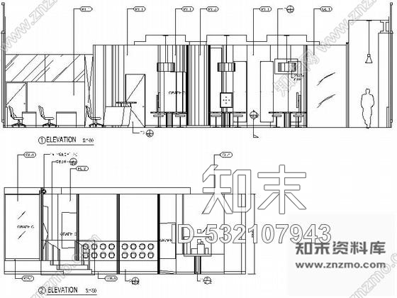 施工图上海高档现代商业中心展厅室内装修施工图cad施工图下载【ID:532107943】