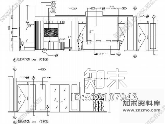 施工图上海高档现代商业中心展厅室内装修施工图cad施工图下载【ID:532107943】