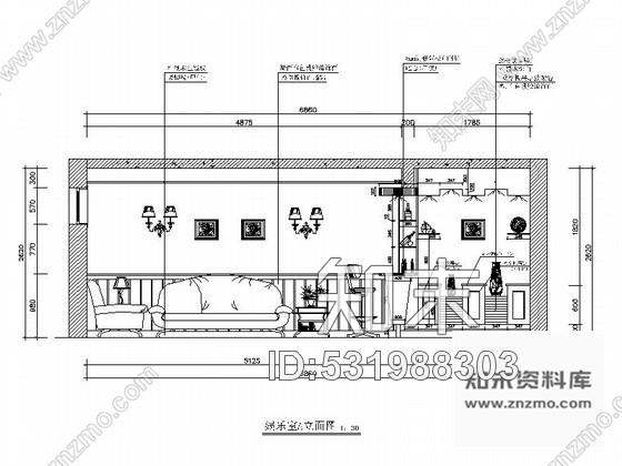 施工图精品美式乡村三层别墅室内装修设计图(含效果cad施工图下载【ID:531988303】