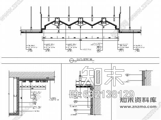 施工图北京文化中心现代剧院会议室装修图含效果cad施工图下载【ID:632138129】