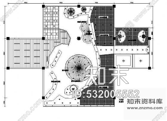 施工图某铁板烧店的装修图cad施工图下载【ID:532005552】