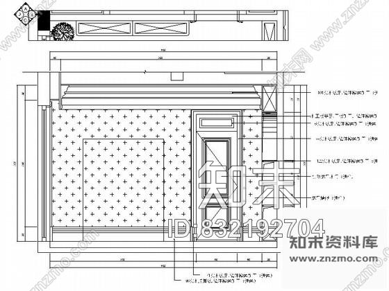 图块/节点豪华别墅书房设计立面图cad施工图下载【ID:832192704】