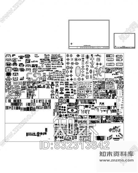 图块/节点CAD图库王cad施工图下载【ID:832313842】