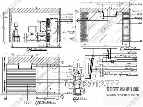 施工图某酒店A.B型餐房装修图cad施工图下载【ID:532012577】