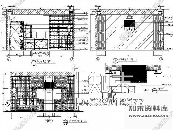 施工图某酒店A.B型餐房装修图cad施工图下载【ID:532012577】